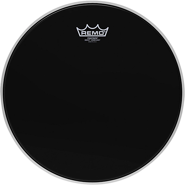 Remo Pinstripe Ebony Crimplock Drum Head 14 in.