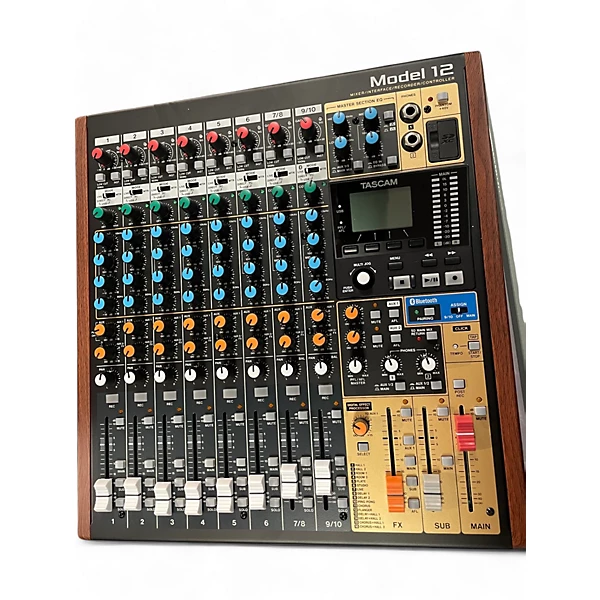 Used TASCAM MODEL 12 Powered Mixer