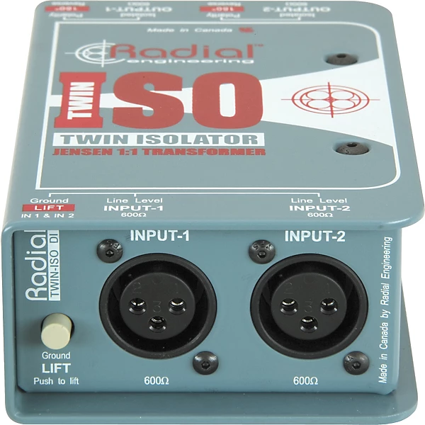Radial Engineering TWIN ISO Passive Line-Level Isolator 4 Radial Engineering TWIN ISO Passive Line-Level Isolator