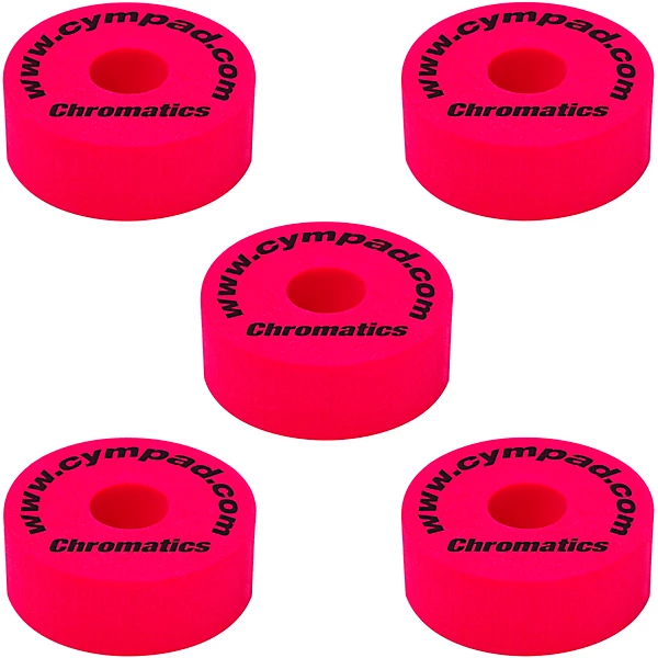 Cympad Chromatics Foam Cymbal Washer 5-Piece Crash Set Red