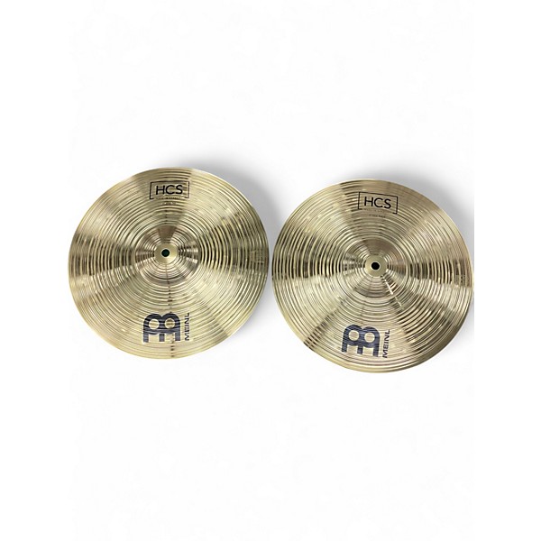 Used MEINL 13in HCS Hi Hat Pair Cymbal
