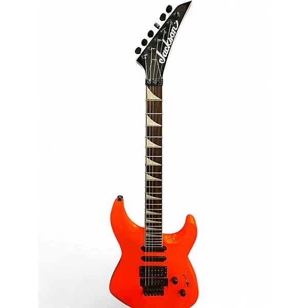 Used Jackson Soloist SL3 NEON ORANGE Solid Body Electric Guitar