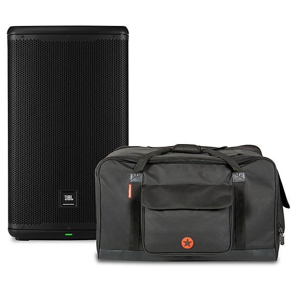 JBL EON712 12 Powered Speaker With Road Runner Bag