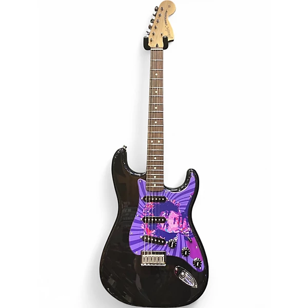 Used Fender PARTSCASTER MADE IN MEXICO Black Solid Body Electric Guitar
