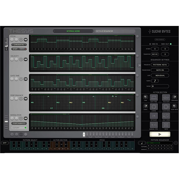 SUGAR BYTES Thesys Step Sequencer Plug-in (Download)