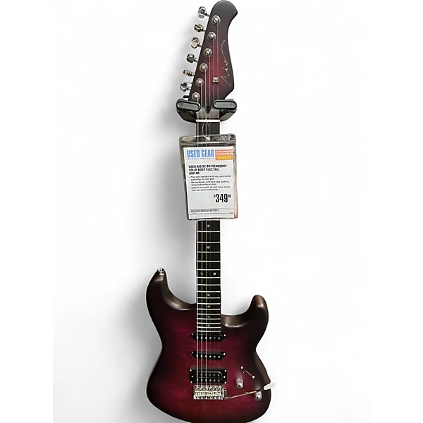 Used Aio s2 Boysenberry Solid Body Electric Guitar