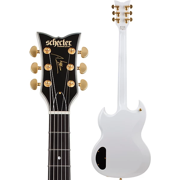 Schecter Guitar Research ZV-H6LLYW66D Zacky Vengeance Electric Guitar Gloss White 8 Schecter Guitar Research ZV-H6LLYW66D Zacky Vengeance Electric Guitar Gloss White