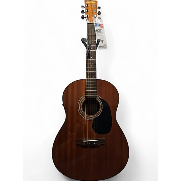 Used Zager Parlor E/N Natural Acoustic Electric Guitar