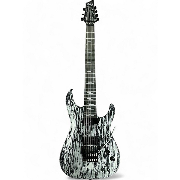 Used Schecter Guitar Research C7 Silver Mountain Silver Mountain Solid Body Electric Guitar