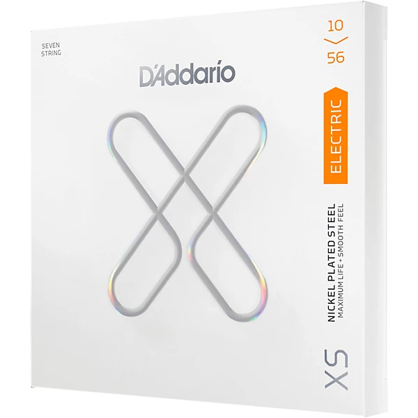 D'Addario XS Nickel 7-String Electric Guitar Strings 10 - 56