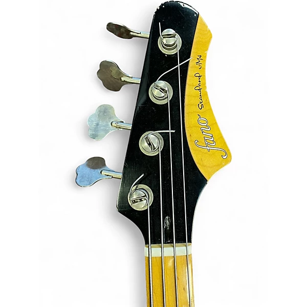 Used Fano Standard JM4 Black Electric Bass Guitar 4 Used Fano Standard JM4 Black Electric Bass Guitar