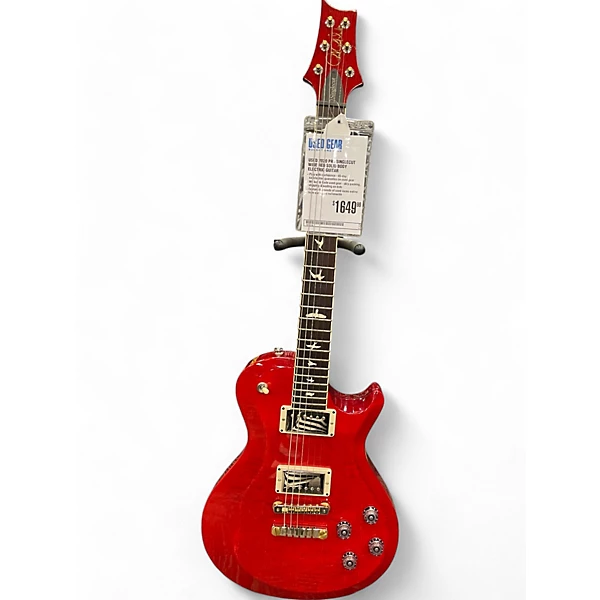 Used 2020 PRS Singlecut Wine Red Solid Body Electric Guitar 4 Used 2020 PRS Singlecut Wine Red Solid Body Electric Guitar