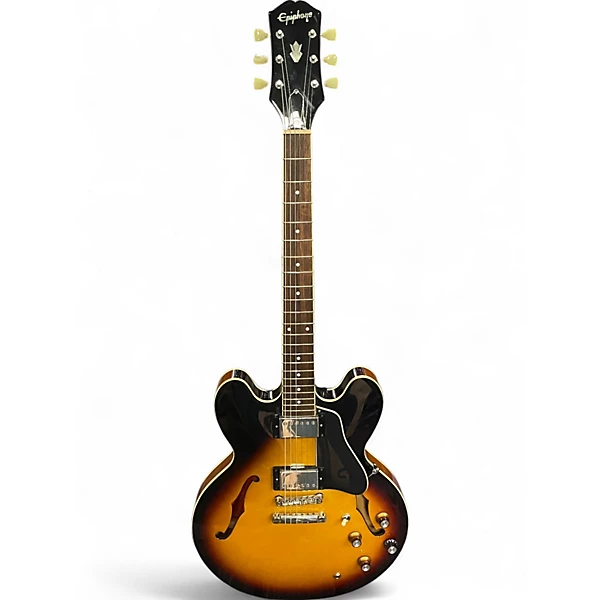 Used Epiphone ES355 2 Color Sunburst Hollow Body Electric Guitar