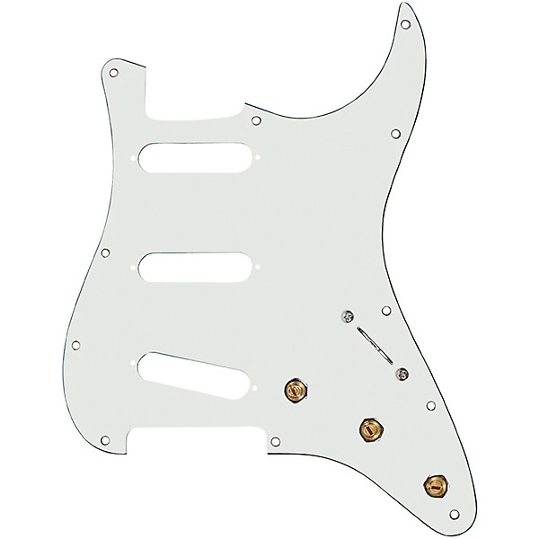 920D Custom SSS Pre-Wired Pickguard for Strat With S7W Wiring Harness Parchment