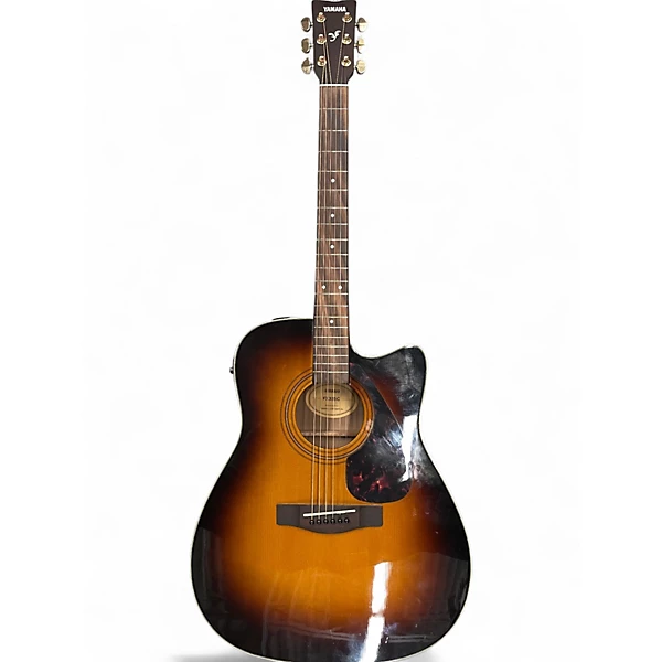 Used Yamaha FX335C Tobacco Sunburst Acoustic Electric Guitar