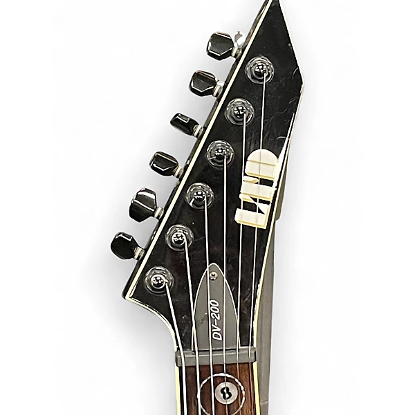 Used ESP LTD DV200 Black Solid Body Electric Guitar 6 Used ESP LTD DV200 Black Solid Body Electric Guitar