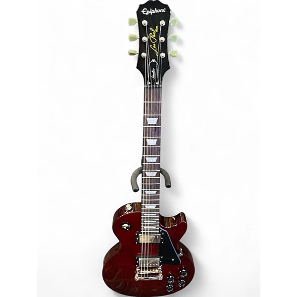 Used Epiphone Les Paul Studio Red Solid Body Electric Guitar