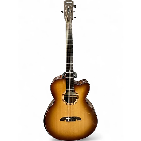 Used Alvarez ABT710CE Shadow burst Acoustic Electric Guitar