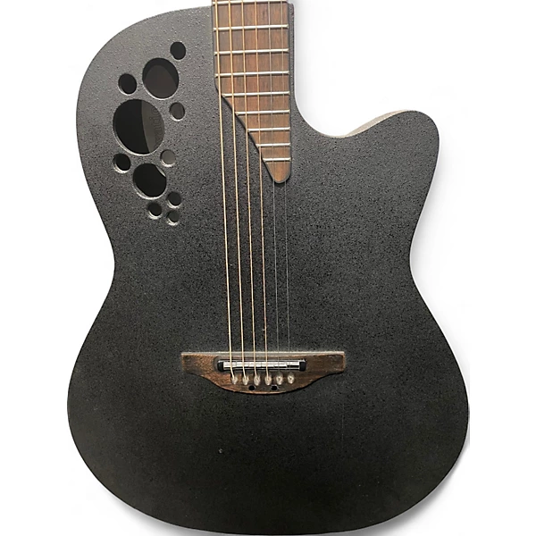 Used Ovation 2078 TX ELITE T Black Acoustic Electric Guitar 4 Used Ovation 2078 TX ELITE T Black Acoustic Electric Guitar