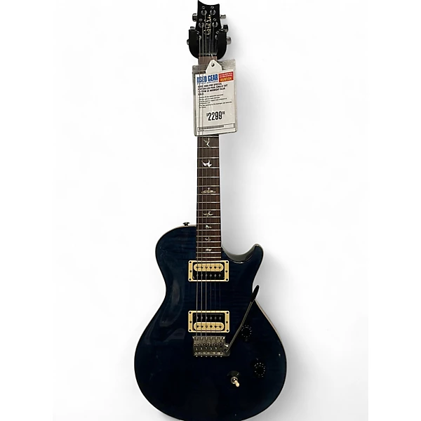 Used 2003 PRS Special edition Les Paul Single Cut 10 Trim 22 Midnight Blue Solid Body Electric Guitar