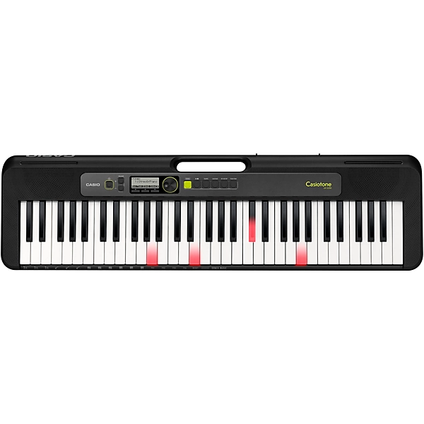 Casio Casiotone LK-S250 Lighted 61-Key Digital Keyboard Black