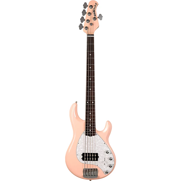 Ernie Ball Music Man StingRay5 Special H 5-String Electric Bass Guitar Pueblo Pink 6 Ernie Ball Music Man StingRay5 Special H 5-String Electric Bass Guitar Pueblo Pink