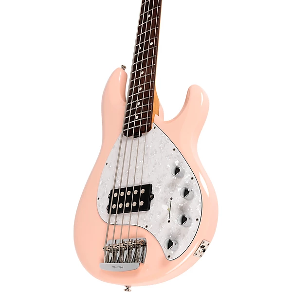 Ernie Ball Music Man StingRay5 Special H 5-String Electric Bass Guitar Pueblo Pink 10 Ernie Ball Music Man StingRay5 Special H 5-String Electric Bass Guitar Pueblo Pink