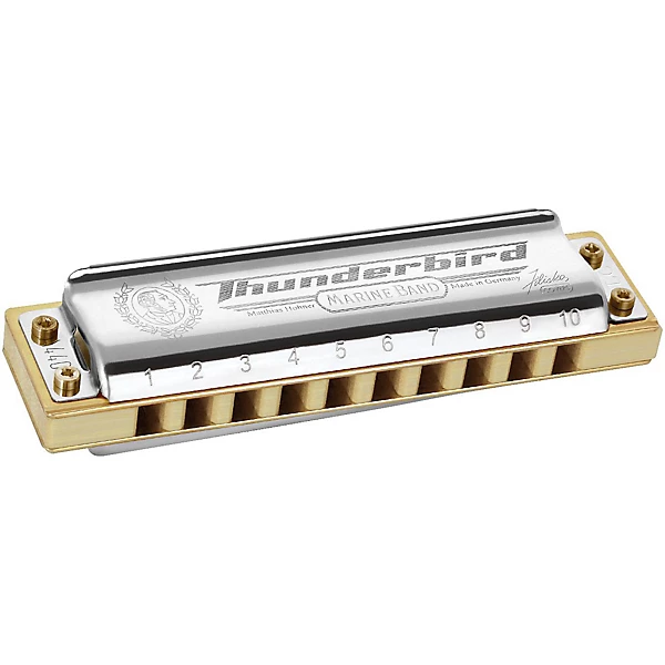 Hohner M2011 Marine Band Thunderbird Low Tuned Harmonica Low A 4 Hohner M2011 Marine Band Thunderbird Low Tuned Harmonica Low A