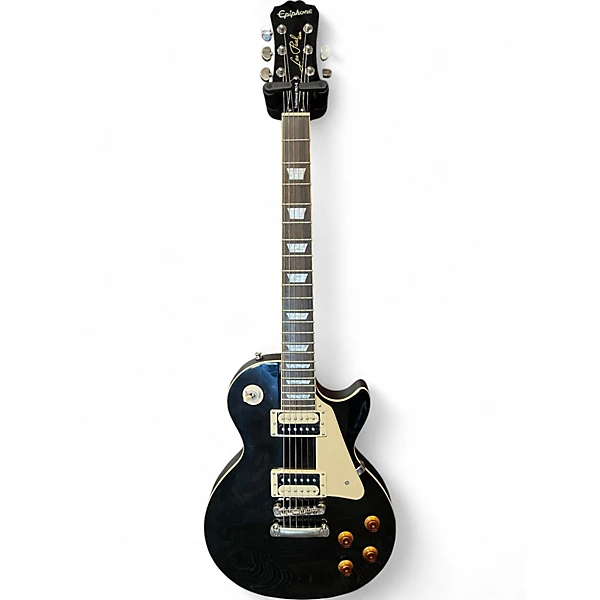 Used Epiphone Les Paul Traditional PRO II Black Solid Body Electric Guitar