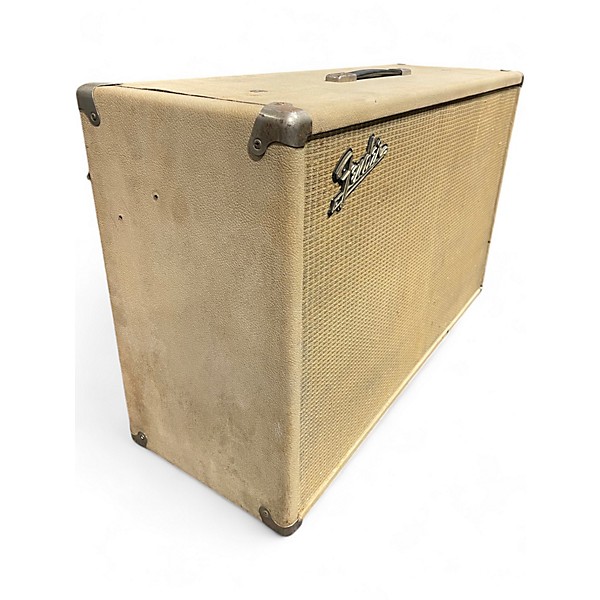 Vintage 1960s Fender Bassman 2x12 Blonde Guitar Cabinet
