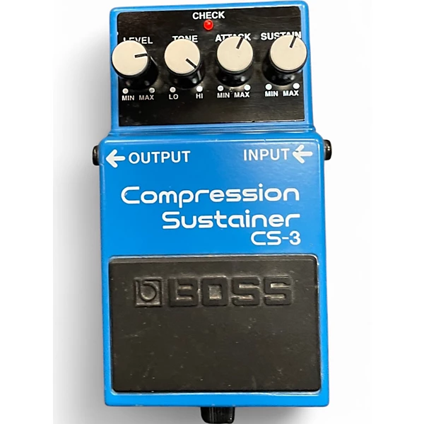 Used BOSS CS3 Compressor Sustainer Effect Pedal