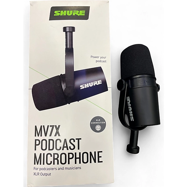 Used Shure MV7X Dynamic Microphone