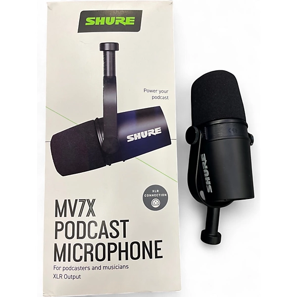 Used Shure MV7X Dynamic Microphone 4 Used Shure MV7X Dynamic Microphone