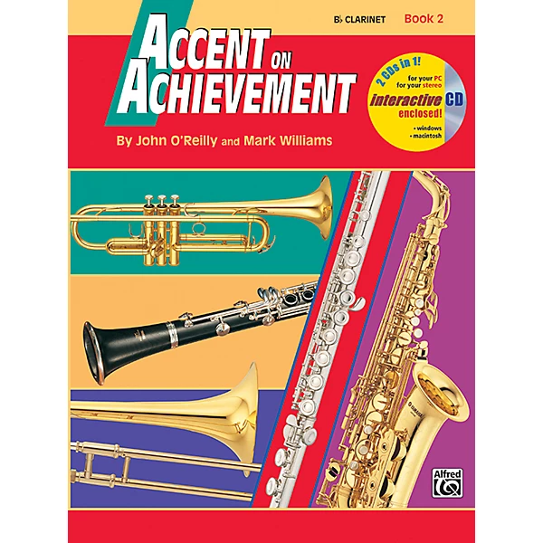 Alfred Accent on Achievement Book 2 B-Flat Clarinet Book & CD