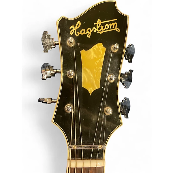 Vintage 1972 Hagstrom V1N Red Hollow Body Electric Guitar 6 Vintage 1972 Hagstrom V1N Red Hollow Body Electric Guitar