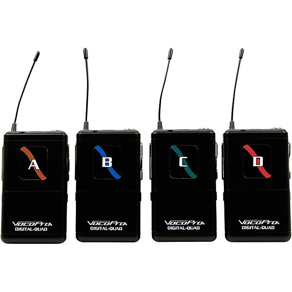 VocoPro FIELD-QUAD-B Portable 4 Lavalier Field/Camera-Mountable Wireless Microphone System, 902-927.2mHz Band 10