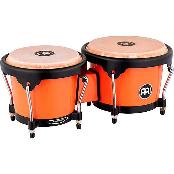 MEINL Journey Series Molded ABS Bongo Electric Coral