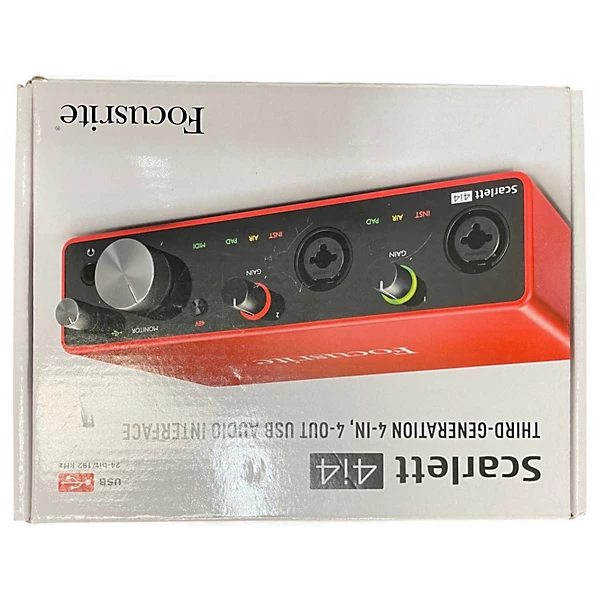 Used Focusrite Scarlett 4i4 Gen 3 Audio Interface