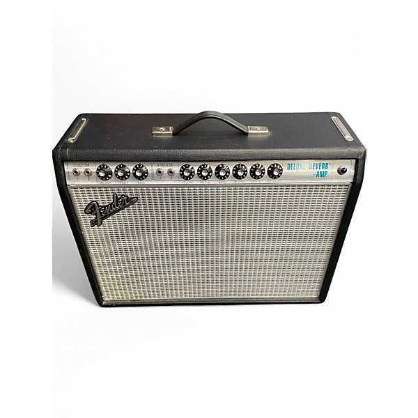 Used Fender 1968 Custom Deluxe Reverb 22W 1x12 Tube Guitar Combo Amp 4 Used Fender 1968 Custom Deluxe Reverb 22W 1x12 Tube Guitar Combo Amp