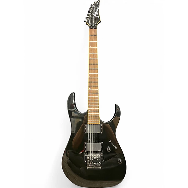 Used Ibanez RGT6EX Black Sparkle Solid Body Electric Guitar