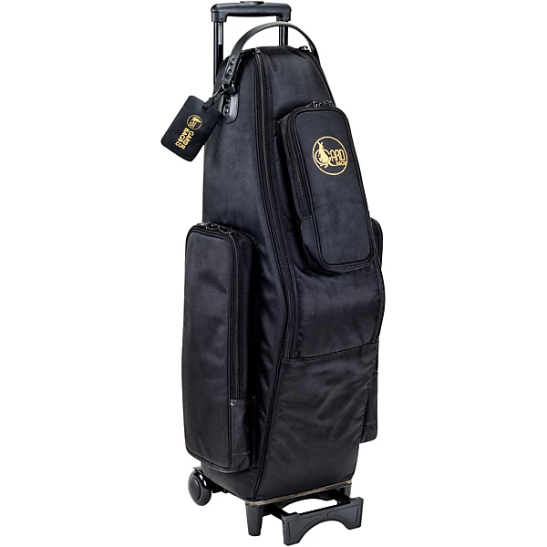 Gard Saxophone Wheelie Bag, Synthetic With Leather Trim Fits 1 Tenor 6 Gard Saxophone Wheelie Bag, Synthetic With Leather Trim Fits 1 Tenor
