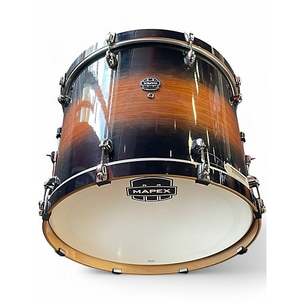 Used Mapex 5 Piece Armory Shell Pack Carribean Burst Drum Kit 4 Used Mapex 5 Piece Armory Shell Pack Carribean Burst Drum Kit