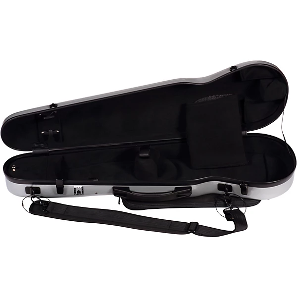Carlisle Cases Prestige Series Shaped Carbon Fiber Violin Case 4/4 Size Pewter 4 Carlisle Cases Prestige Series Shaped Carbon Fiber Violin Case 4/4 Size Pewter