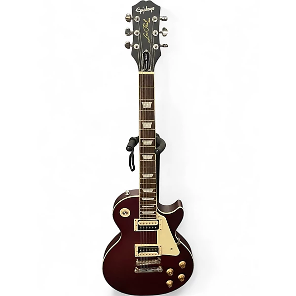 Used Epiphone Les Paul Traditional Pro IV Wine Red Solid Body Electric Guitar
