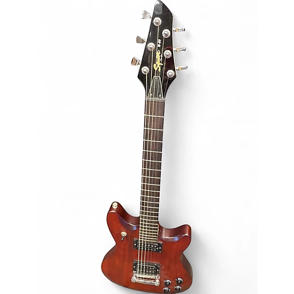Used Squier m80 Mahogany Solid Body Electric Guitar