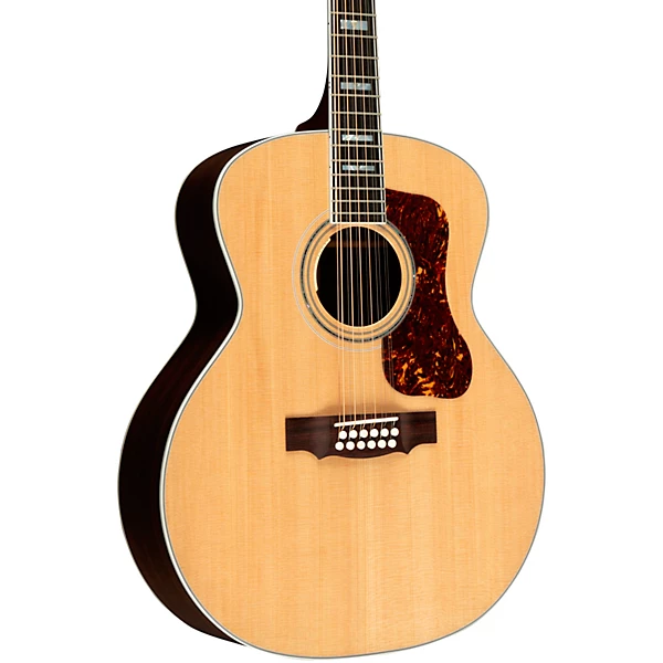 Guild F-512E Jumbo Acoustic-Electric Guitar Natural