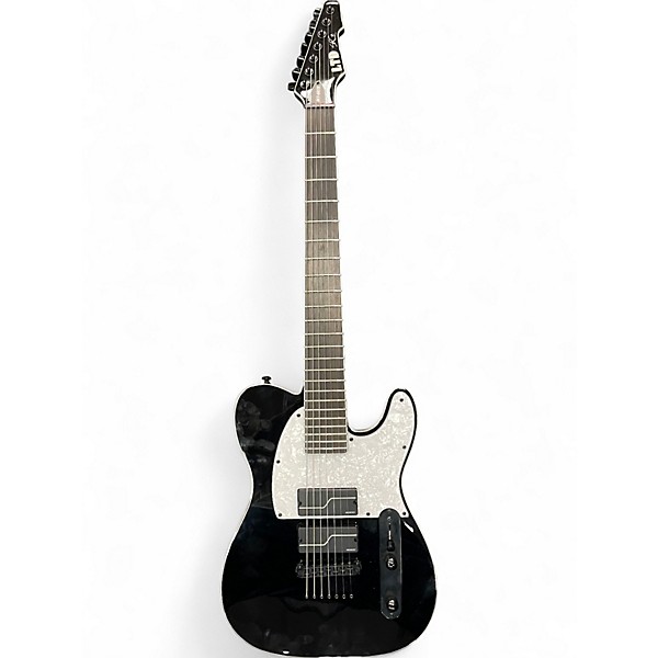 Used ESP LTD SCT607B Stephen Carpenter Signature 7 String Black Solid Body Electric Guitar