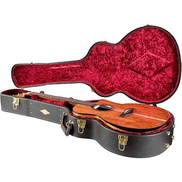Taylor Custom All Figured AA Grade Hawaiian Koa Grand Auditorium Acoustic-Electric Guitar Natural 12 Taylor Custom All Figured AA Grade Hawaiian Koa Grand Auditorium Acoustic-Electric Guitar Natural
