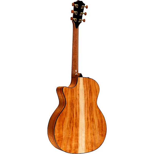 Taylor Custom All Figured AA Grade Hawaiian Koa Grand Auditorium Acoustic-Electric Guitar Natural 8 Taylor Custom All Figured AA Grade Hawaiian Koa Grand Auditorium Acoustic-Electric Guitar Natural