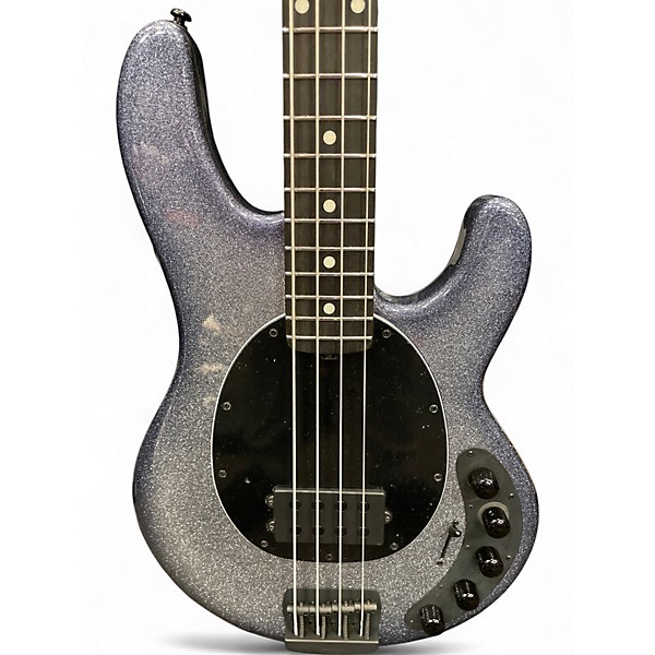 Used Ernie Ball Music Man Dark Ray Starry Night Electric Bass Guitar 4 Used Ernie Ball Music Man Dark Ray Starry Night Electric Bass Guitar